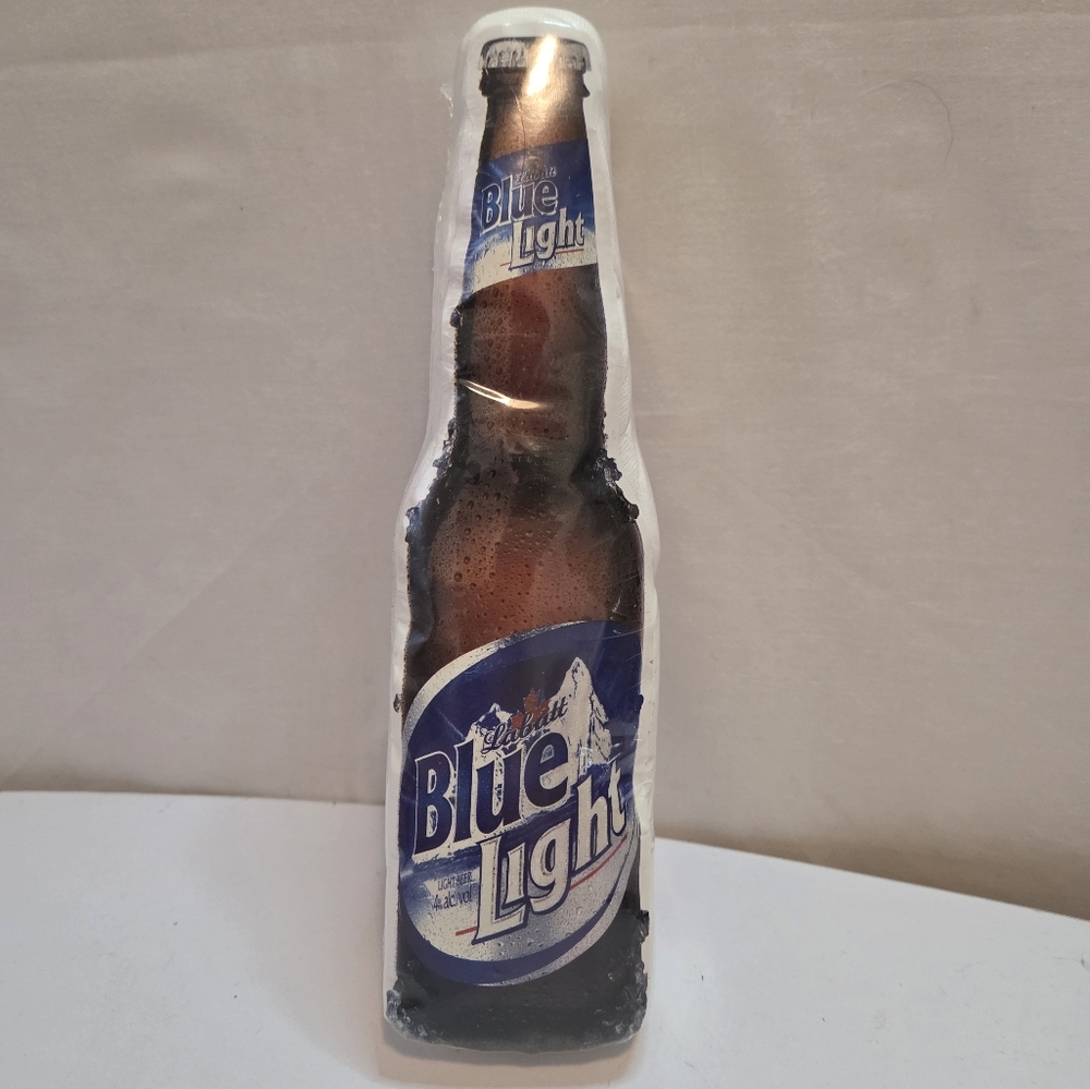 VINTAGE Labatt Blue Shirt Adult One Size Message In A Bottle Y2K Beer Shirt